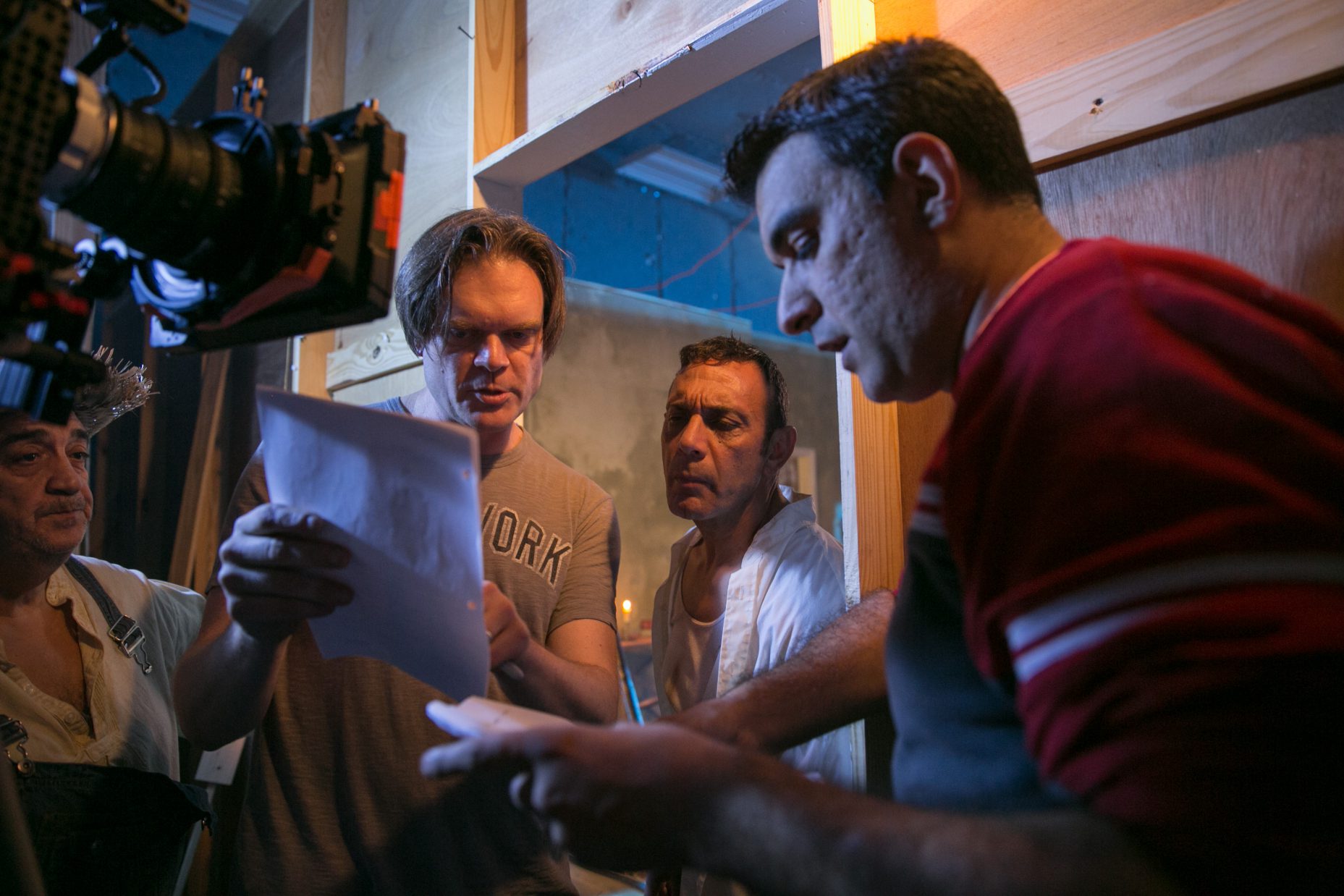 Sc 8-Director Todd Thompson, Actor Rocco Arduca and Translator Enzo Arduca