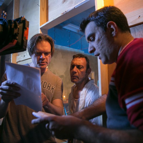 Sc 8-Director Todd Thompson, Actor Rocco Arduca and Translator Enzo Arduca